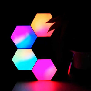 LED Dimmable Multi Function Lighting Modes Hexagon Light