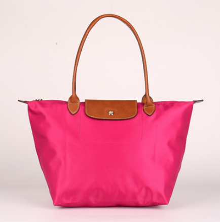 Image of Folding waterproof nylon handbag.