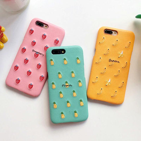 Image of Fruit Pattern Phone Case For iphone.