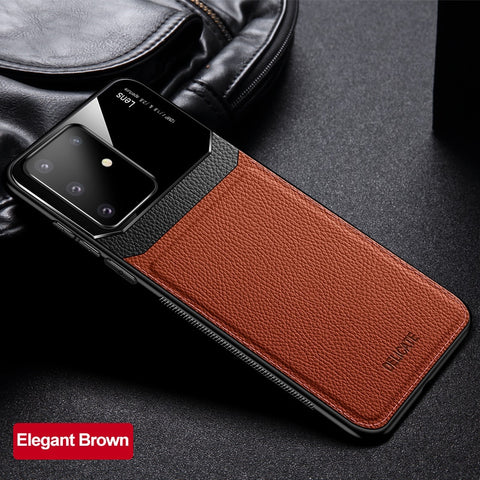 Image of Samsung Galaxy Leather Shell Case Cover.