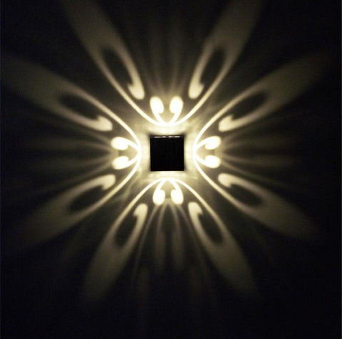 Image of Wall Mounted LED Wall Lamp Projection Colourful Lighting.