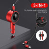 3-IN-1  IOS/Android/Type-C USB Car Charger
