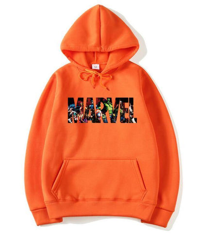 Image of marvel print Hoodie.