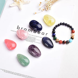 8pcs Natural crystal original Chakra Healing Stone.