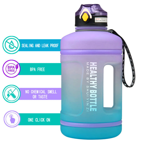 Image of Straw Space Cup Sports Water Bottle