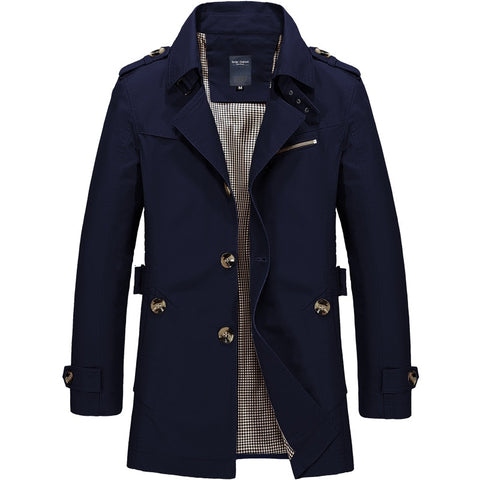 Image of Casual Fit Overcoat Jacket.