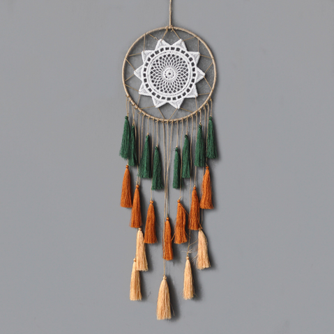 Image of Tassel & Lace Dreamcatcher Wind Chimes