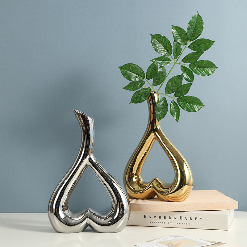 Creative Love Ceramic Vase Decoration Ornament