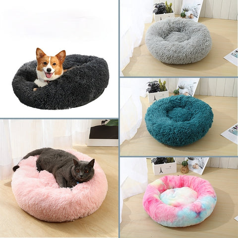 Image of Pet Nest Warm Soft Plush Sleeping Bed