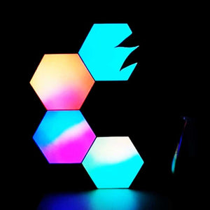 LED Dimmable Multi Function Lighting Modes Hexagon Light