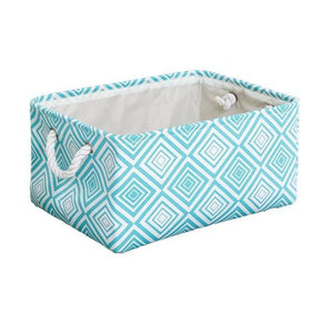 Cube Canvas Fabric Storage Basket.