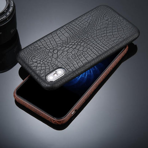 Image of Crocodile Texture Phone Case.