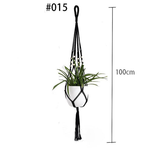 Image of Handmade Macrame Plant Hanger Wall Decoration