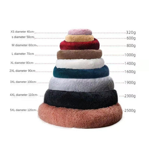 Image of Pet Nest Warm Soft Plush Sleeping Bed