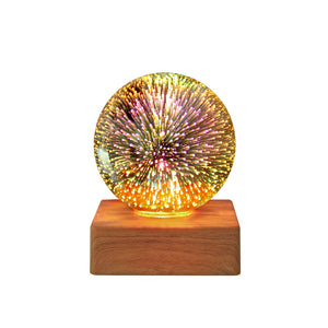 3D Fireworks Atmosphere Table Lamp