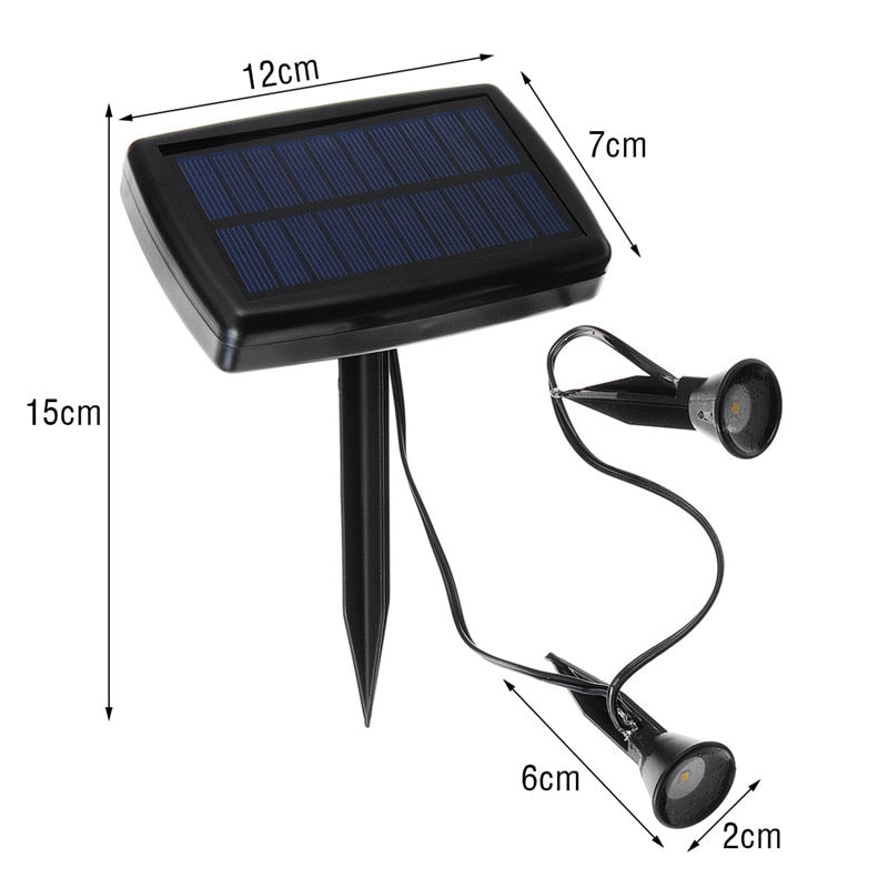 Solar Powered Outdoor LED Spike Light
