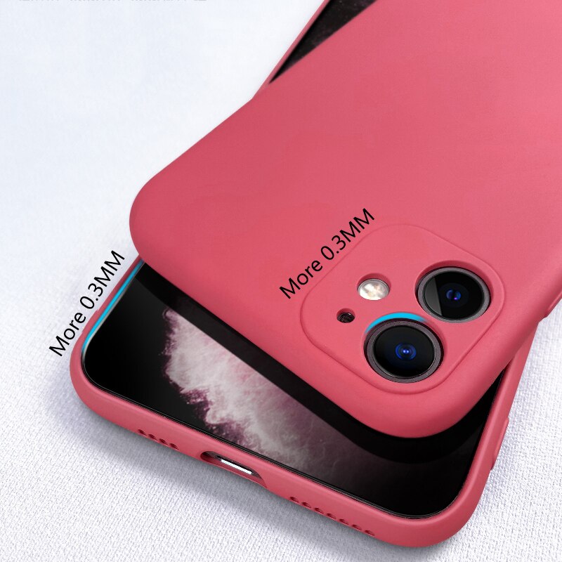 Liquid Silicone Case For iPhone 11