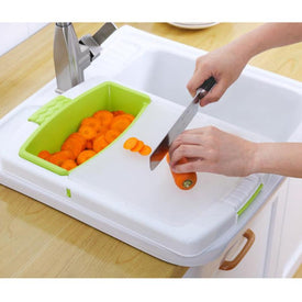 Multifunction Kitchen Chopping Blocks Sinks Drain Basket Cutting Board