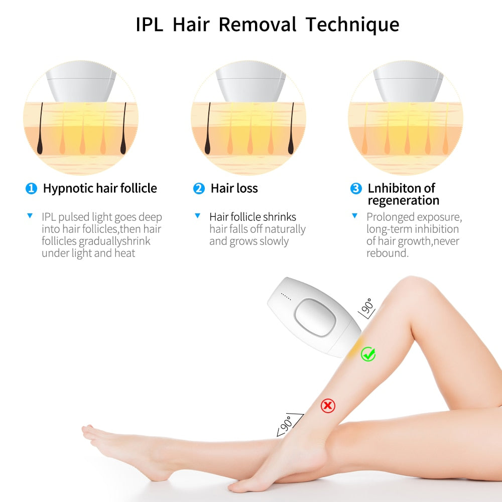 Handheld IPL Laser Hair Removal