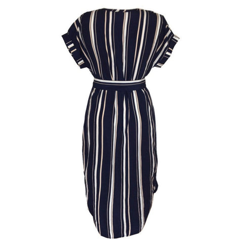 Image of Striped Office Pencil Dress