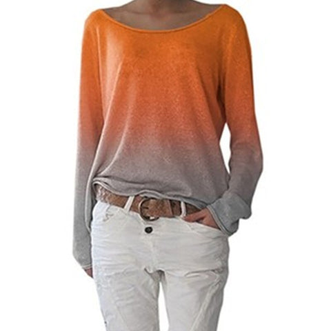 Image of Long Sleeve T-Shirt O-Neck Digital Print.