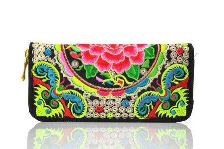 Embroidery purse