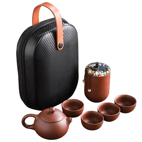 Image of Ceramic Portable Teapot Set