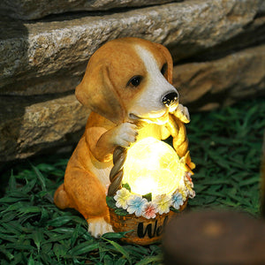 Solar Night Light Cute Puppy