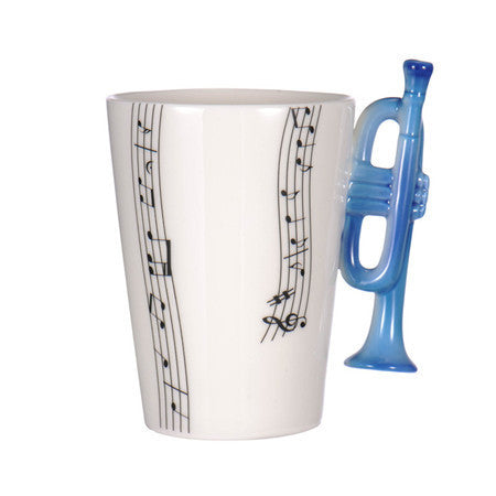 Guitar Ceramic Cup Unique Gift.