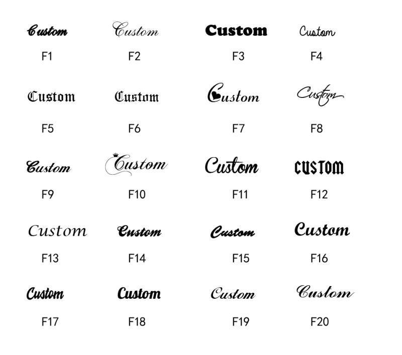 Stainless Steel Name Necklace Personalized Letter.