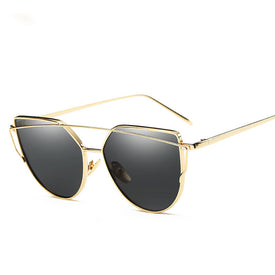 Cat Eye vintage mirror Sunglasses