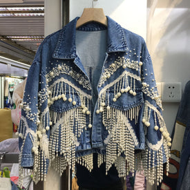Tassel Denim Jacket