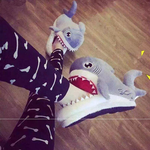 Image of Shark Slipper Cotton Warm Indoor slippers.