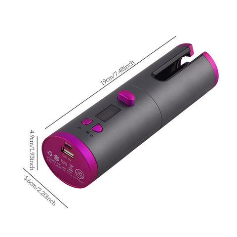 Image of Cordless Electric Hair Curler