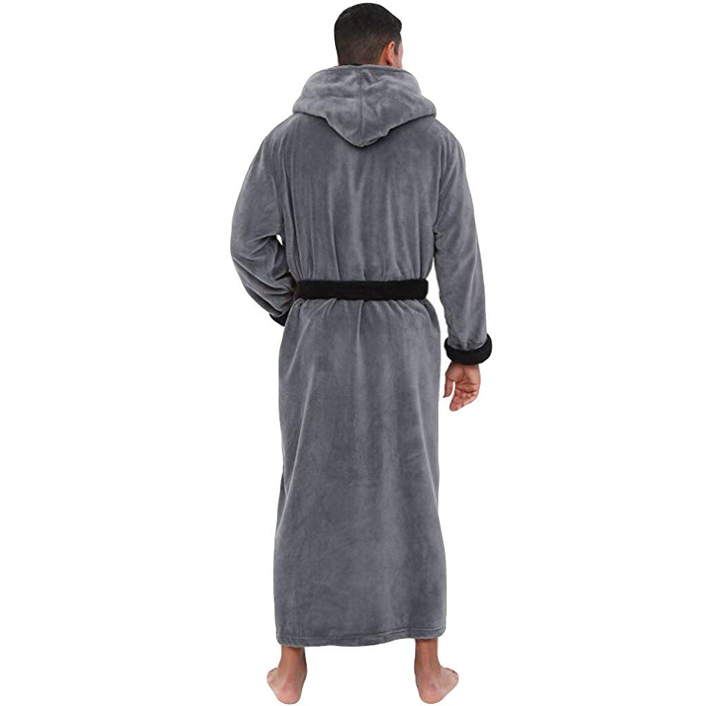 Men's Winter  Long Sleeved Dressing Gown.