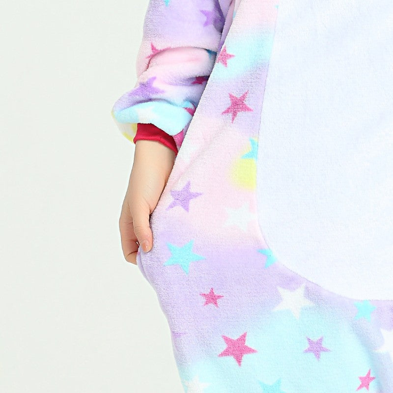 Unicorn Rainbow One-Piece Pajamas
