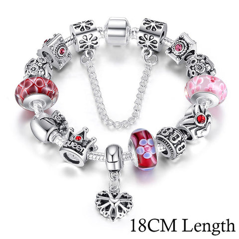 Image of Silver Charms Bracelet & Bangles