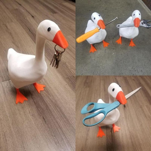 Image of Duck Suction Iron Magnetic Statue Suction