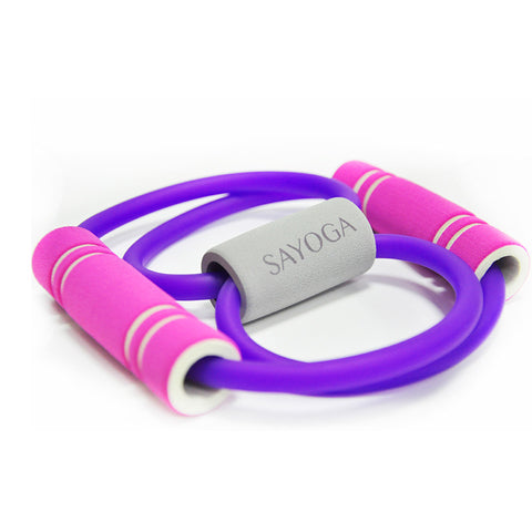 Image of Yoga Gum Fitness Resistance 8 Word Chest Expander Rope.