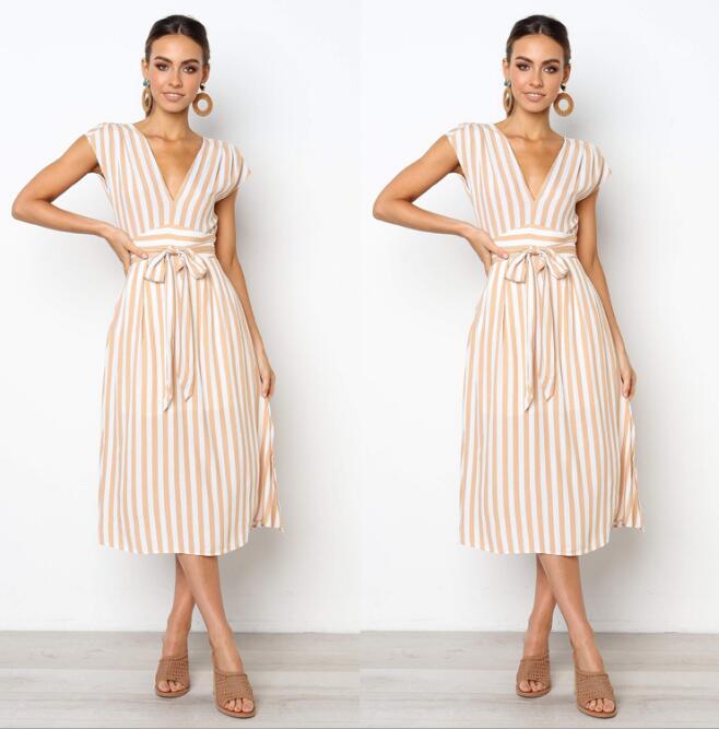 Casual Stripe Dress