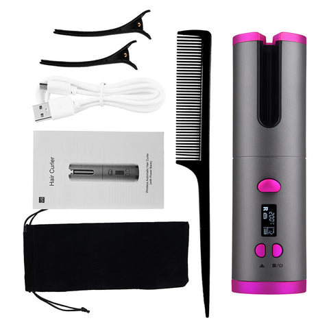 Image of Cordless Electric Hair Curler