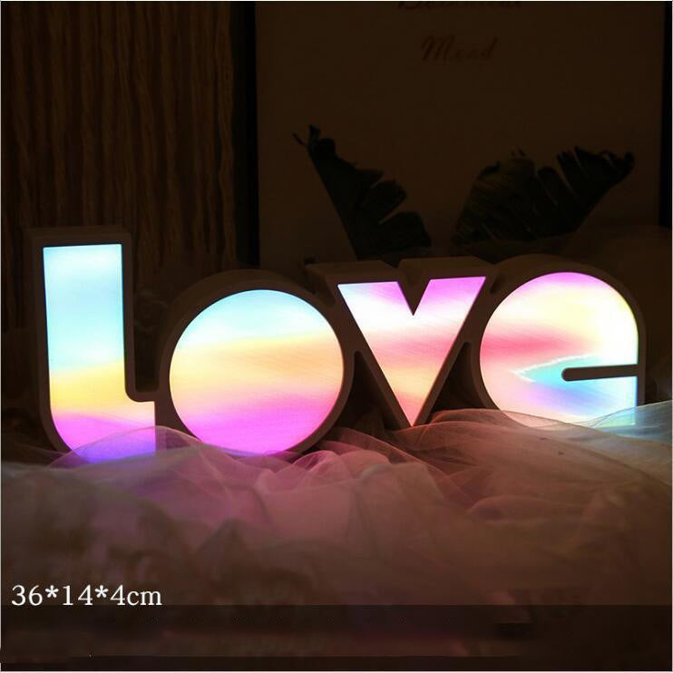 LED Letter Light Box LOVE Modeling Light