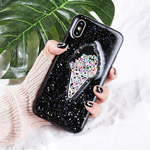 Image of 3D Dynamic Ice Cream Phone Case For iphone