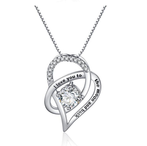 Image of I Love You to The Moon And Back Necklace