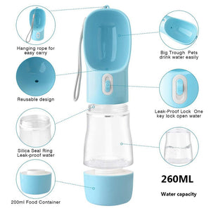 Pet Dog Water Bottle Portable Drinking water.