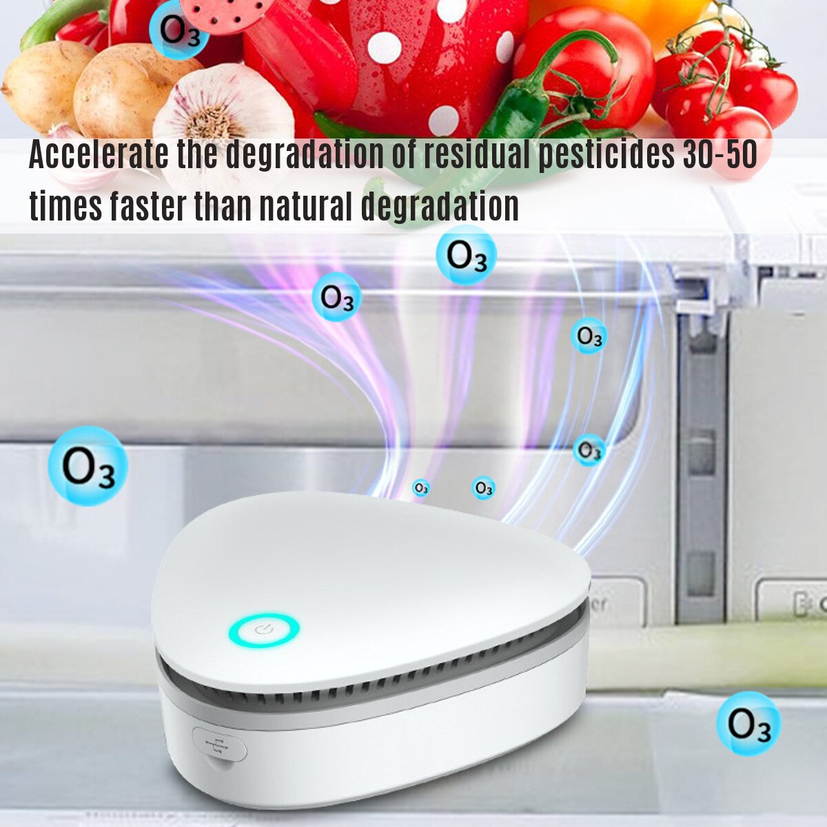 USB Portable Mini Ozone Air Purifier.