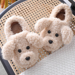 Teddy cartoon slippers.