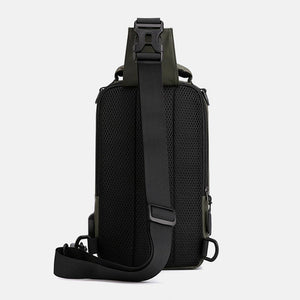 Nylon USB Charging Pack Chest Bags