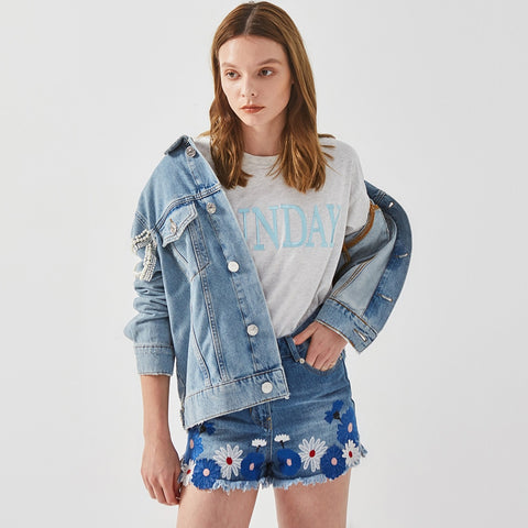 Image of Light Blue Vintage Denim Jacket