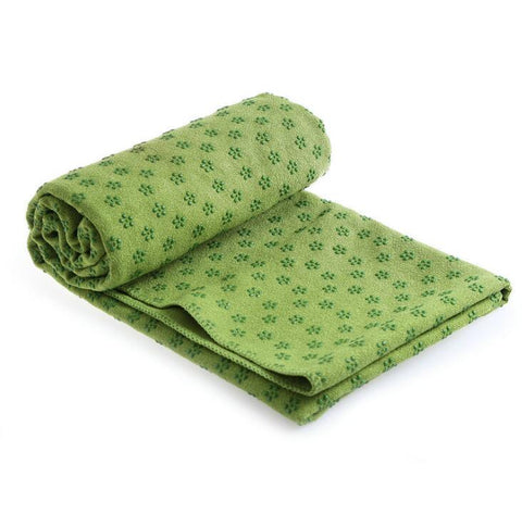 Image of Yoga Mat Cover Towel Blanket For Fitness Exercise.